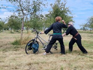 zelfverdediging fiets